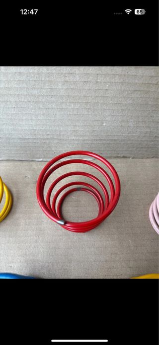 Porta bicchieri vintage a molla