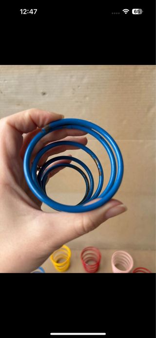 Porta bicchieri vintage a molla