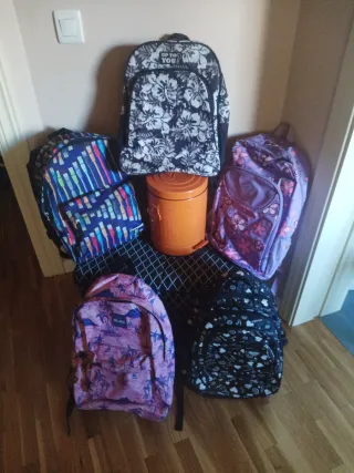 Lote 5 mochilas fashion PRECIOSAS!!!