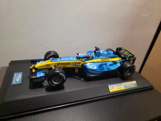 Renault R24 Alonso M. Seven 1/18 Hotwheels Vitrina