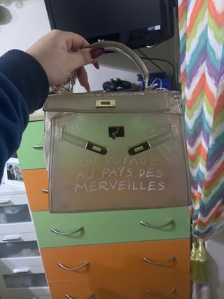 Borsetta trasparente Un voyage au pays des merveil