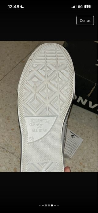 Converse Chuck Taylor Plataforma Piel Blancas