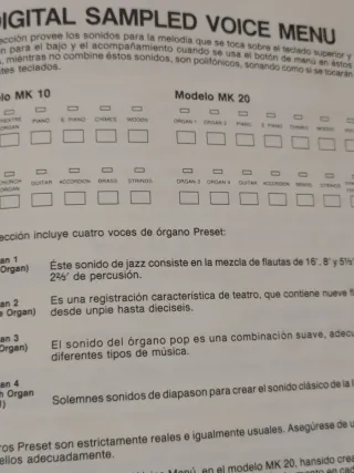 Órgano Electrónico GEM Stereo