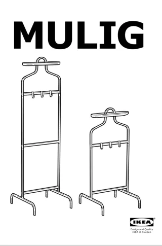 Perchero Ikea Mulig Blanco