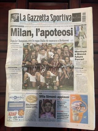 Gazzetta dello Sport 29/05/2003 + 01/06/2003
