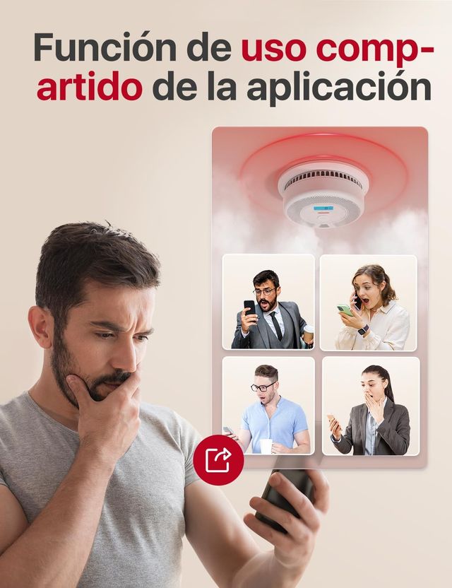 Rilevatore Intelligente Fumo e Monossido di Carbono SC07-WX