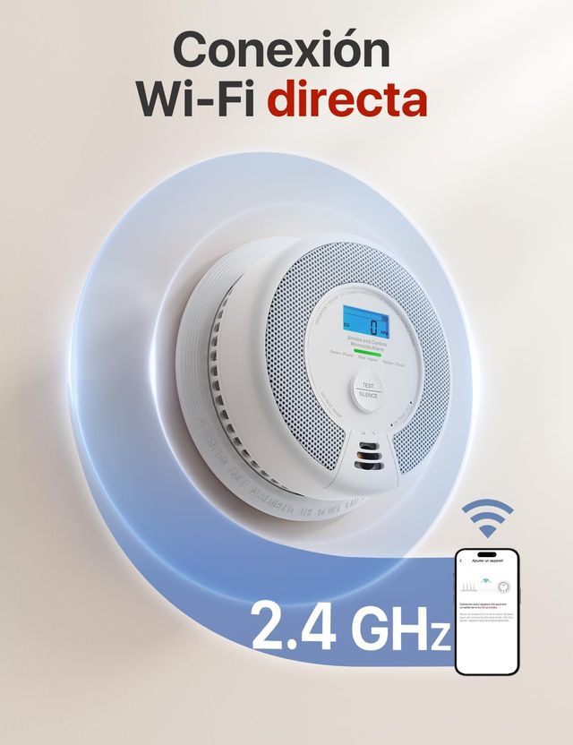 Rilevatore Intelligente Fumo e Monossido di Carbono SC07-WX