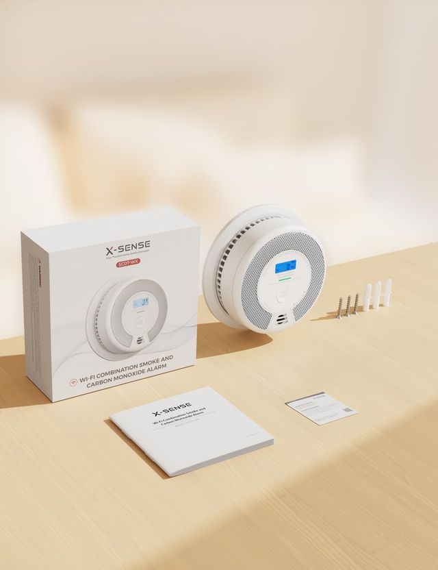 Rilevatore Intelligente Fumo e Monossido di Carbono SC07-WX