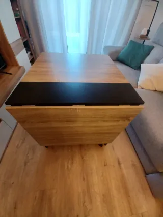 Mesa comedor extensible madera