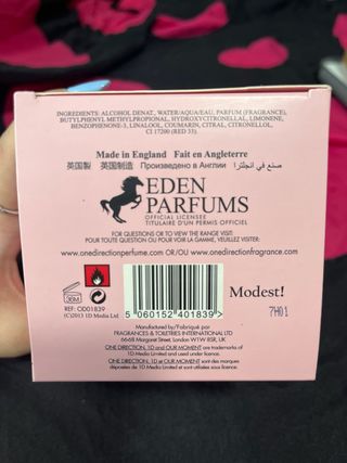 Caja Perfume Our Moment One Direction