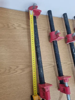 Prensas de tubo para carpintería (4 uds)