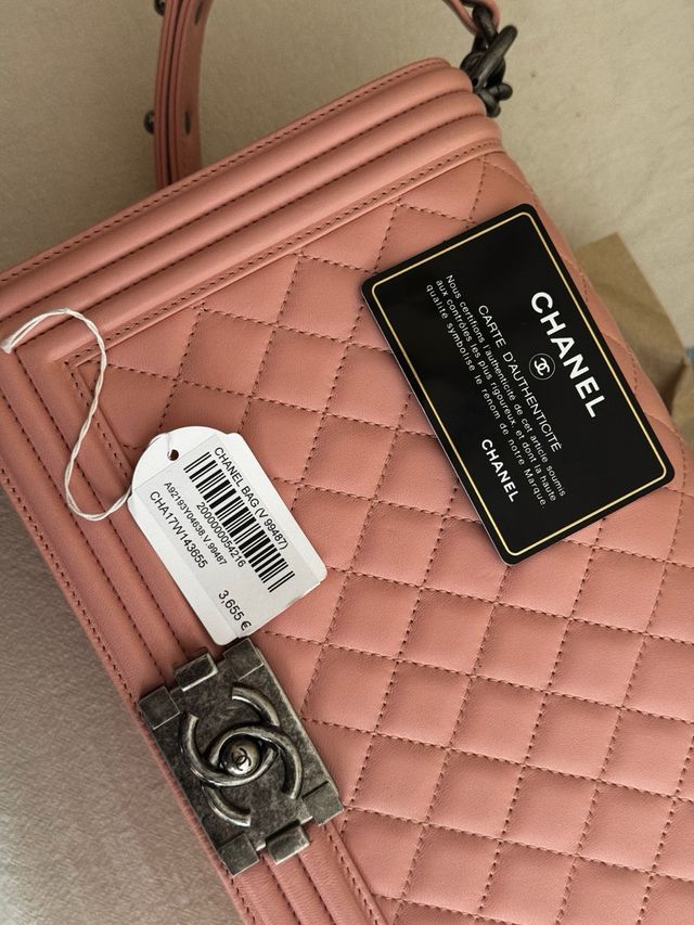 Borsa Chanel originale rosa