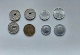 Lote de monedas de franco