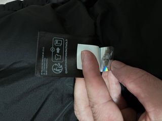 Giubbotto The North Face nero/grigio originale