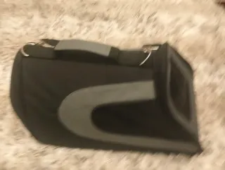 Transportín / Bolso para Gato Negro y Gris