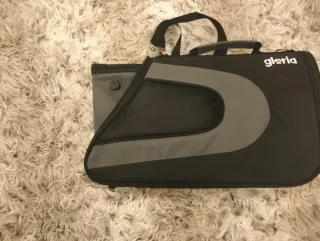 Transportín / Bolso para Gato Negro y Gris