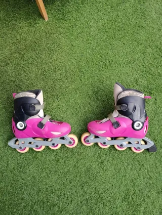 Patines en línea infantiles rosas