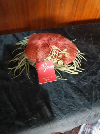 Tocado AR Sevilla Rojo y Verde