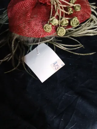 Tocado AR Sevilla Rojo y Verde