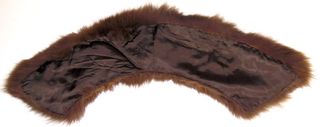 COLLO PELLICCIA VOLPE MORBIDISSIMO PELO LUNGO F110