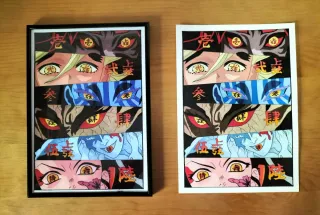 Dibujos originales Lunas y Pilares