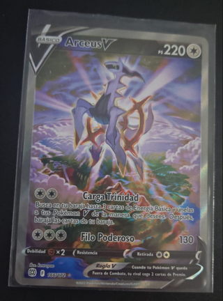 Carta Pokémon Arceus V Español
