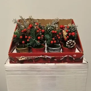 Mini Macetas Decorativas Navidad