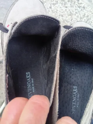 Scarpe unisex grigie tipo Clarks