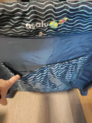 Cuna viaje Asalvo Mix Plus + colchón. Sin estrenar