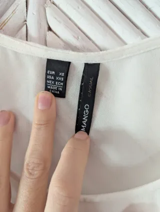 Blusa semitransparente Mango