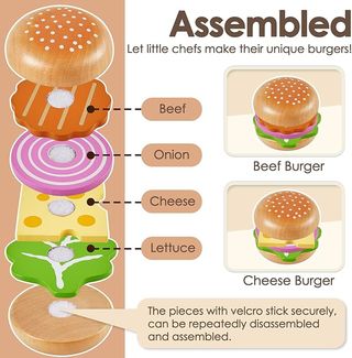 Comida de Madera Juguetes para Cocina