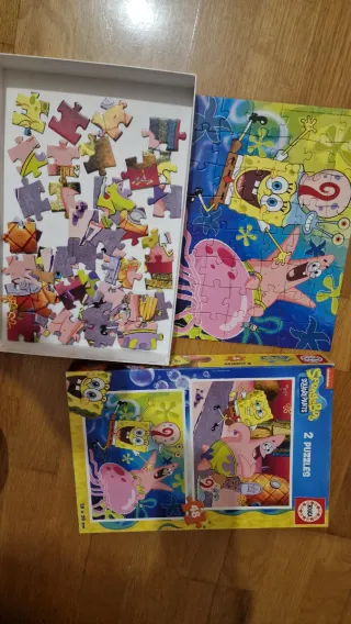 Lote Juguetes Spongebob Casa Muñecas Cámara