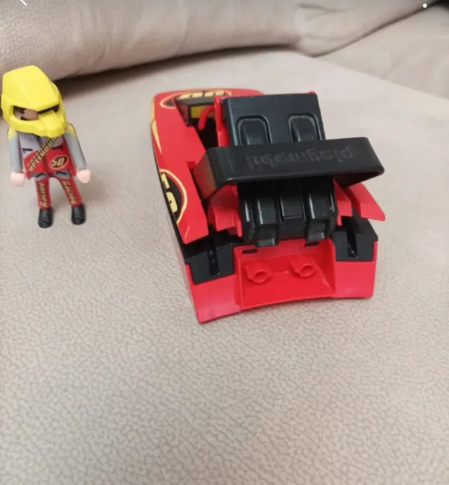 Lancha rápida Playmobil con figura
