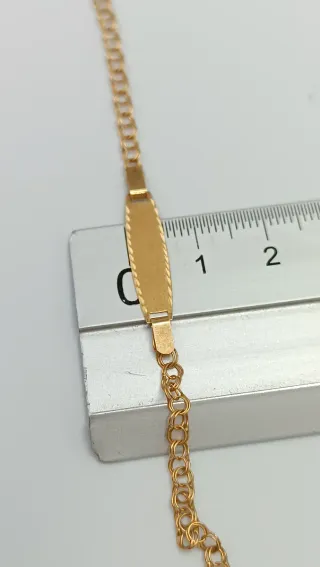 Pulsera de oro de 18kt.