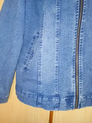 Cazadora Vaquera Mujer Azul