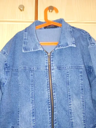 Cazadora Vaquera Mujer Azul