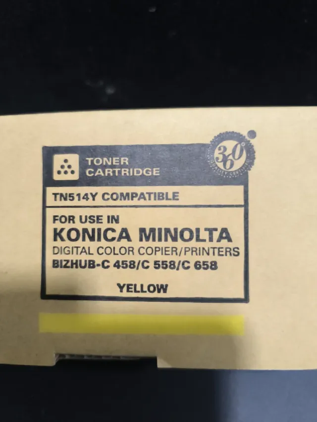 Recambio tóner Katun Konica Minolta amarillo