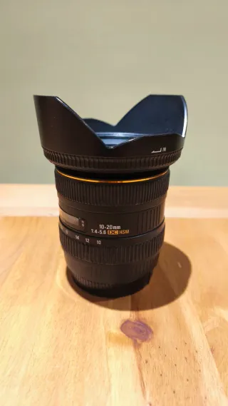 Objetivo Sigma EX DG para Canon 10-20