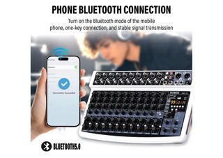 Mezclador Audio Profesional BOMGE 12 Canales