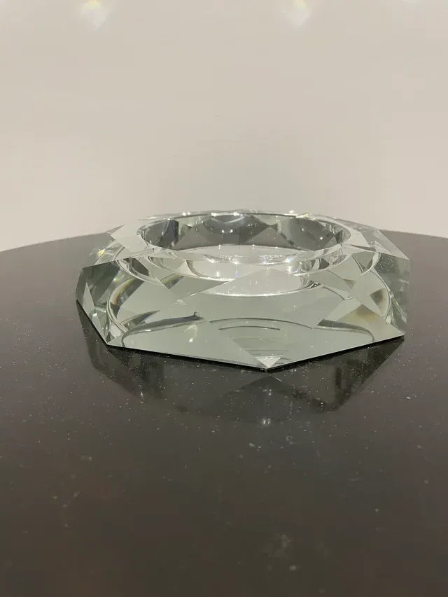 Grande posacenere in cristallo stile Baccarat