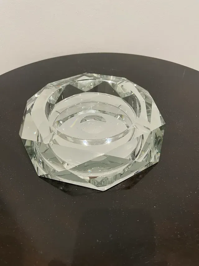 Grande posacenere in cristallo stile Baccarat