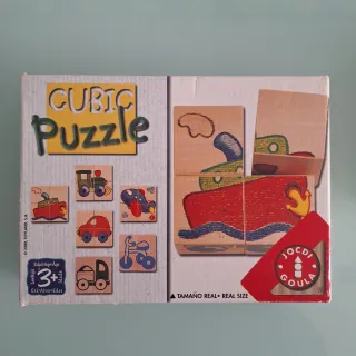 Rompecabezas de madera infantil Cubic Puzzle