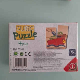Rompecabezas de madera infantil Cubic Puzzle