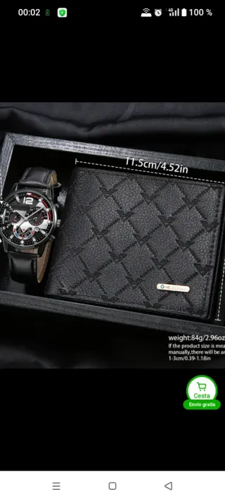 Mega oferta 🉐 Reloj con billetera
