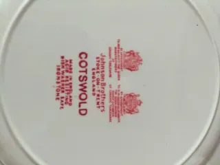 Plato de porcelana Cotswold