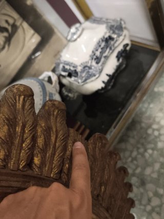 Espejos Redondos Vintage Madera Dorada