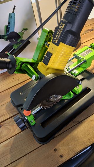 Soporte Amoladora con Mango Deslizante