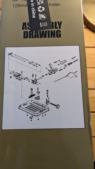 Soporte Amoladora con Mango Deslizante