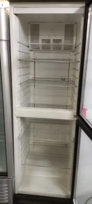 Congelador vertical cristal