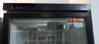 Congelador vertical cristal